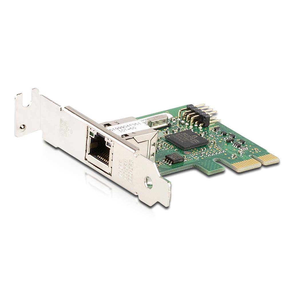 Fujitsu D2907-A11 Netzwerkkarte (PCI Express x1, Low Profile, GigaBit Ethernet, 1x RJ-45 LAN)-0