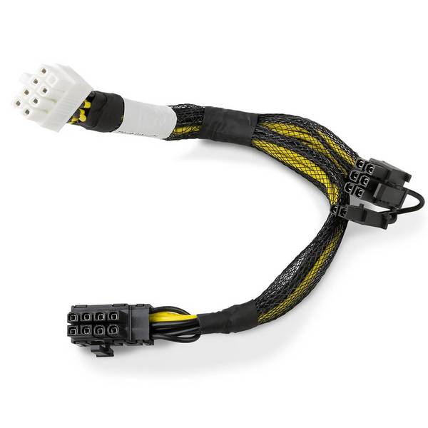Fujitsu Stromkabel (8-pin) T26139-Y4041-V21, ca. 25 cm, 8-pin auf 8-pin + 6+2-pin. P9910, W5010, W5011