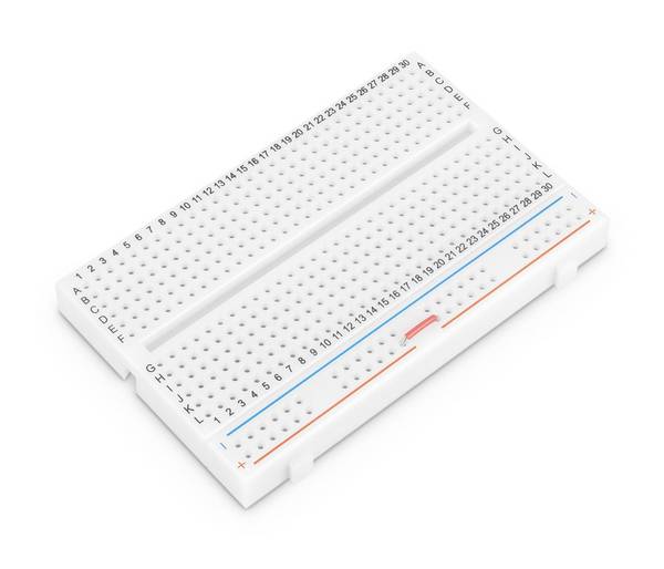 Breadboard mit 408 Kontakten, 6 Kontaktreihen je Seite, optimiert für ESP8266/ESP32 NodeMCU