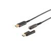 Wirelex HDMI-Verlegekabel-Set HDMI-A-Stecker auf HDMI-A-Stecker Optisch 4K 60 Hz 7,5 m Schwarz