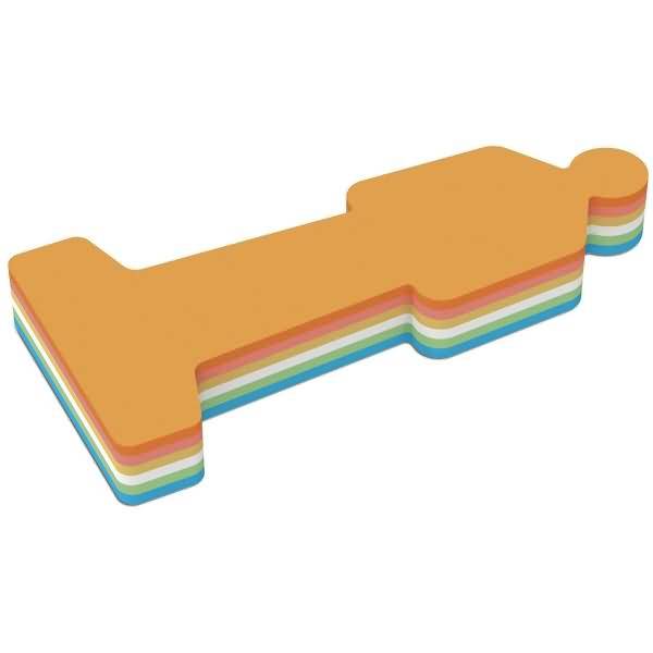 Moderationskarten Mensch 60x190mm sortiert VE=120 stück