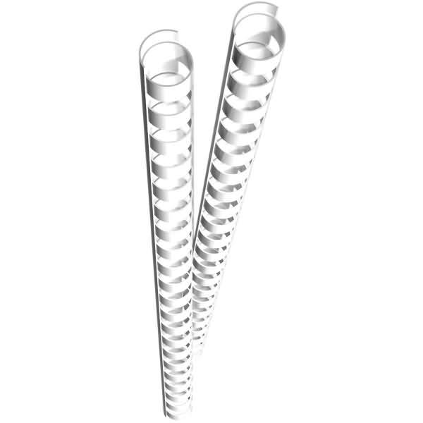 Spiralbinderücken 10mm VE=25 Stück weiß