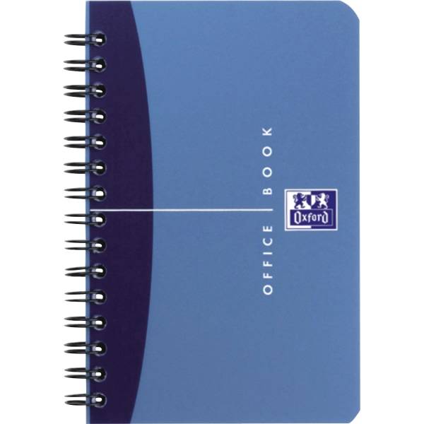Spiralbuch Office Optik Paper 90 g/qm 110x170mm 6mm liniert 90-1