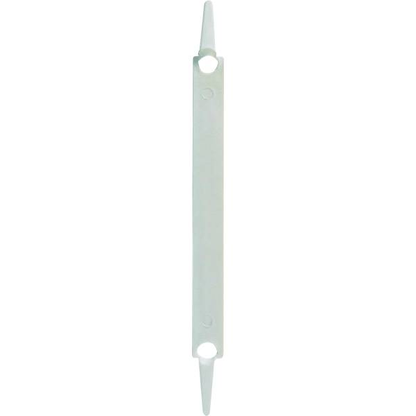 Heftstreifen 80mm Kunststoff VE=100 Stück weiß-0