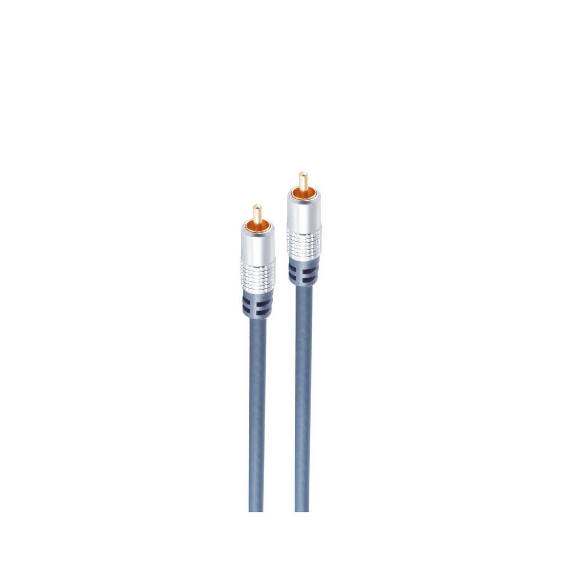 shiverpeaks Video-Kabel Cinch-Stecker auf Cinch-Stecker geschirmt vergoldet 1 m Chrom-0