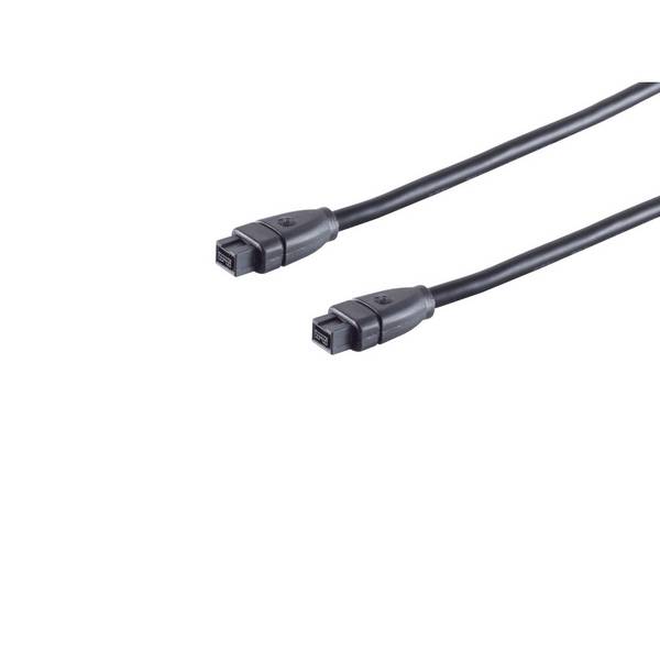 S/CONN FireWire 800 Kabel 1,8m 9-pol Stecker auf 9-pol Stecker IEEE 1394B 800 MBit/s