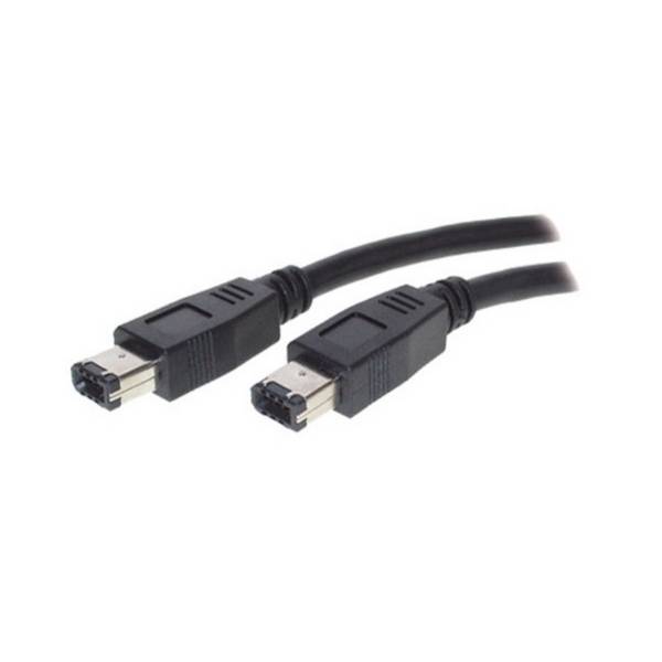 S/CONN FireWire 400 Kabel 6-pol-Stecker auf 6-pol-Stecker geschirmt 3 m Grau
