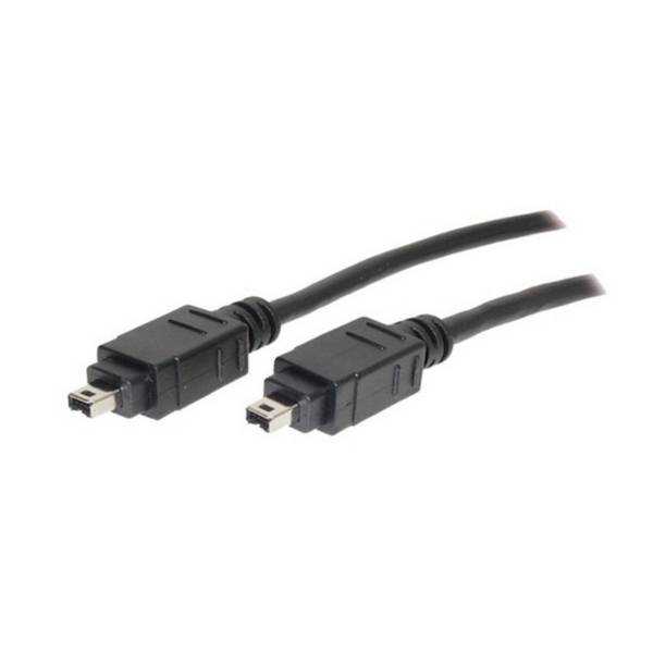 KABELBUDE.EU FireWire-Kabel IEEE 1394 4-pol-Stecker auf 4-pol-Stecker 400 Mbit/s 3m