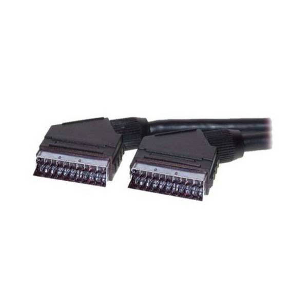KABELBUDE.EU Scart-Verbindungskabel Stecker auf Stecker Alu-Schirmung 1,5m - Typ U