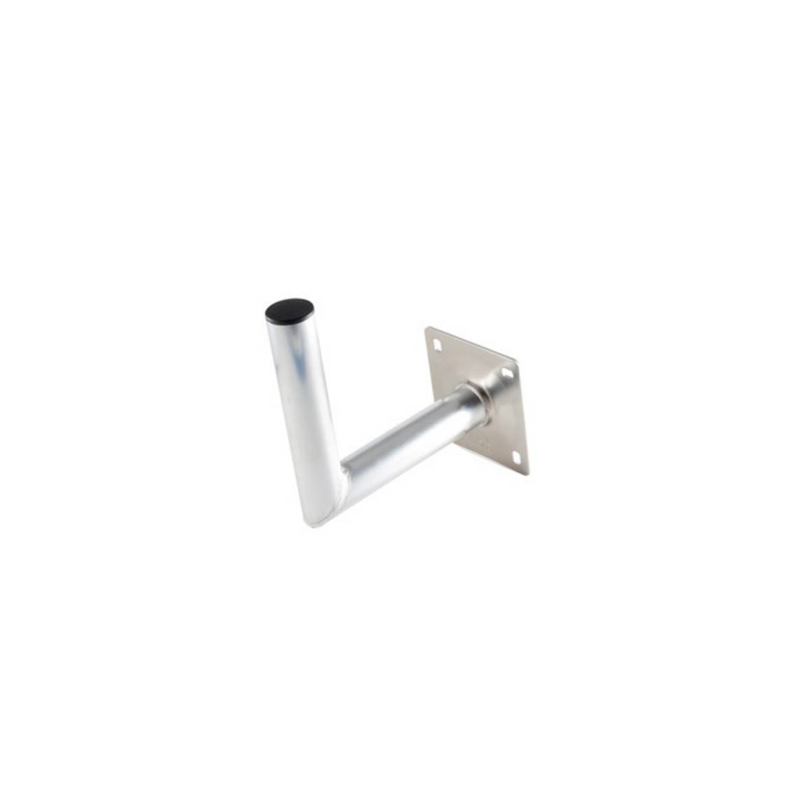 KABELBUDE.EU SAT-Wandhalterung Wandplatte 250x250 mm Rohr 50x2,5 mm Aluminium-0