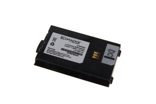 CoPacks Li-Polymer Akku passend für Sepura STP8000 STP9000 - 7,4 V 1850 mAh 83x53x18 mm