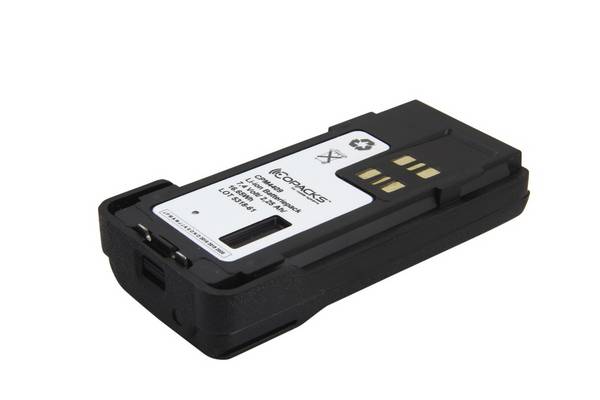 CoPacks Li-Ion Akku passend für Motorola DP2400 DP2600 DP4000 - 7,2 V 2250 mAh 114,6x56x24,3 mm