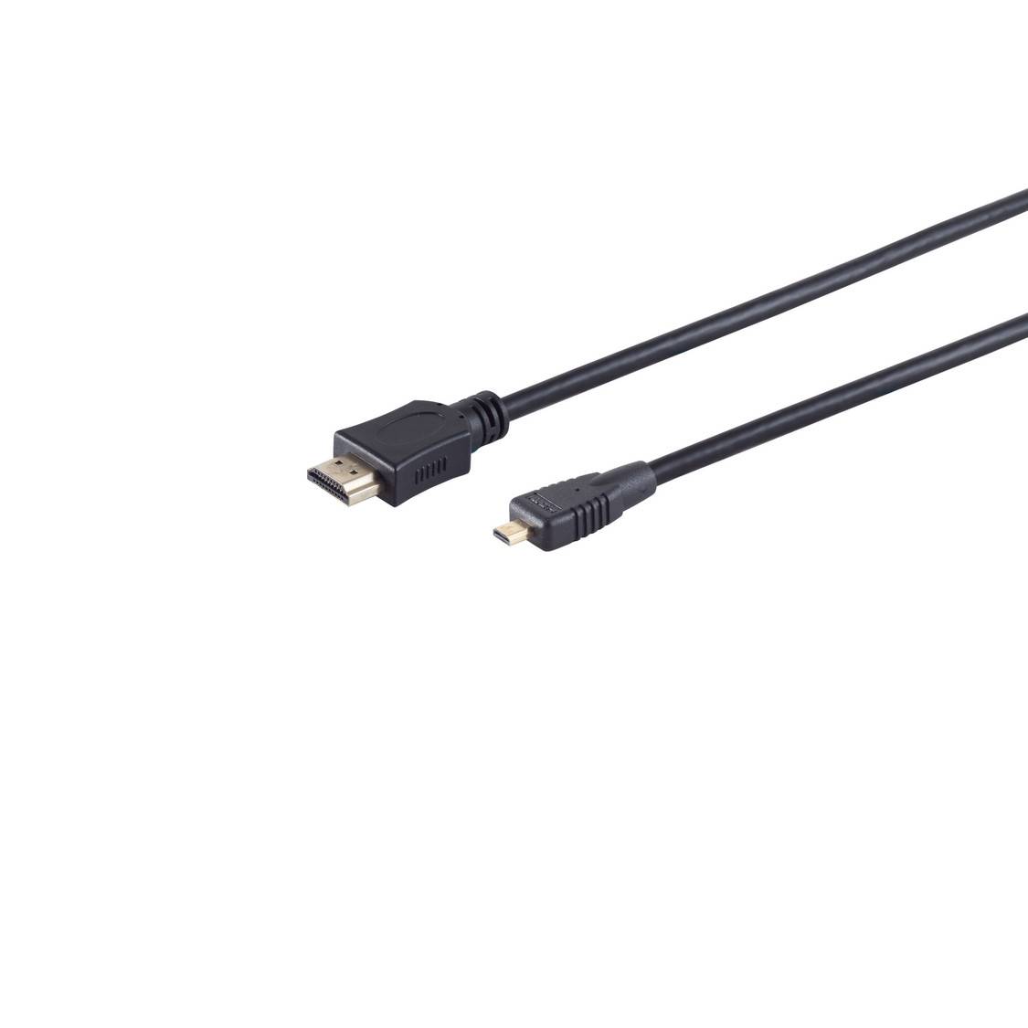HDMI A-Stecker/HDMI D-Stecker micro verg HEAC 2m-0