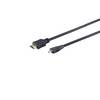 HDMI A-Stecker/HDMI D-Stecker micro verg HEAC 2m