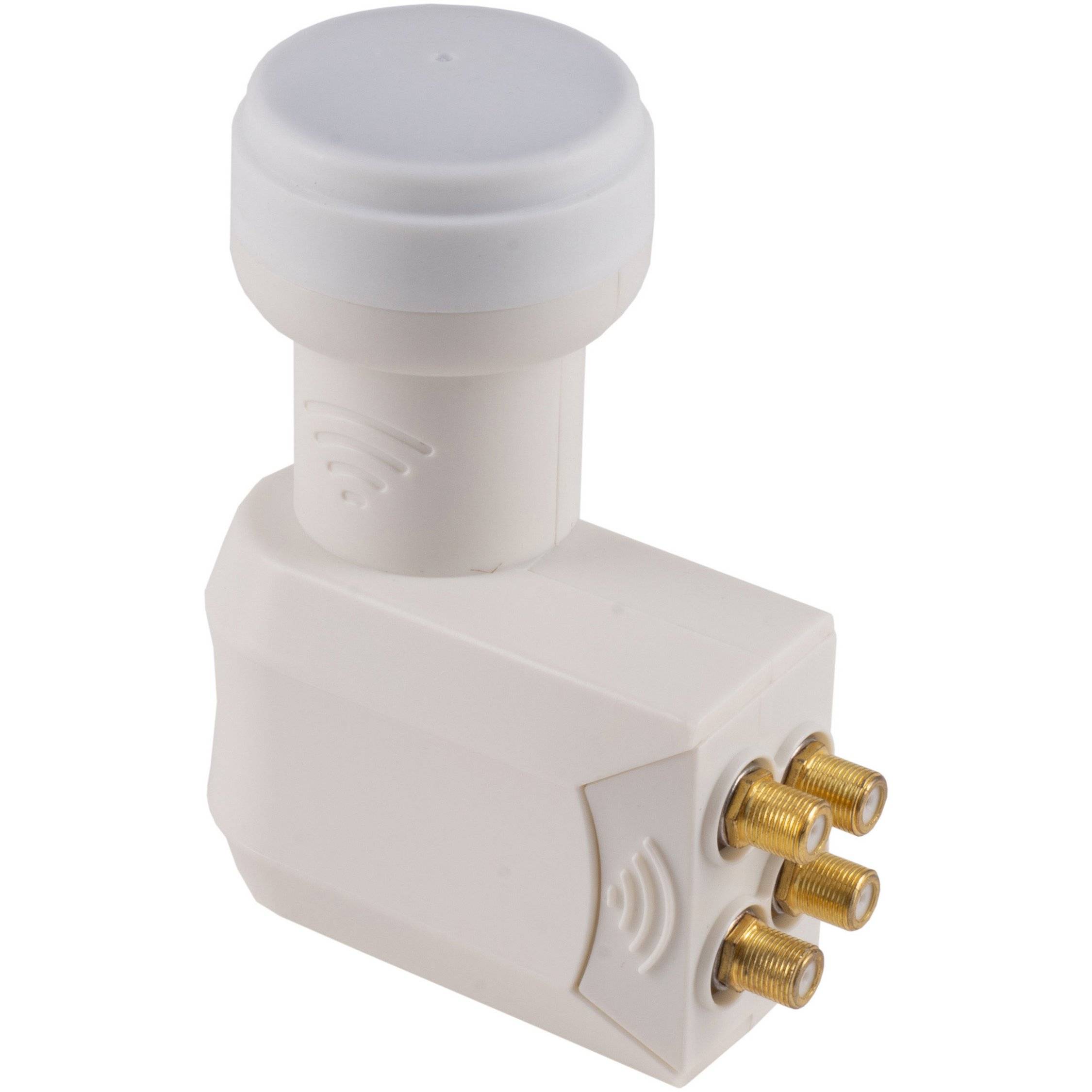 KABELBUDE.EU Universal Quad-Switch LNB für 4 Teilnehmer 0,1 dB vergoldete Kontakte Gold-0