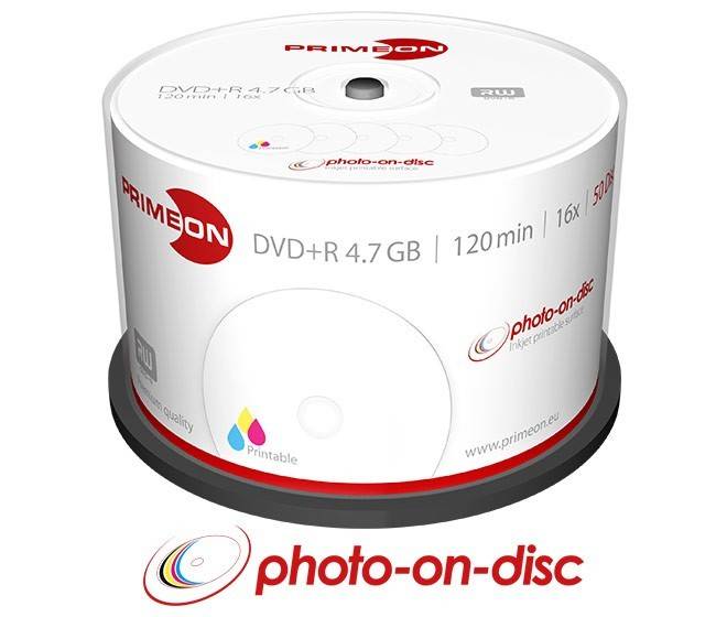 Primeon DVD+R 4.7GB/120Min/16x 2761226-0
