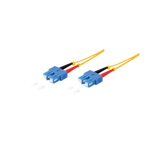 Duplex Patchkabel SC/SC 9/125µ, OS1/OS2 gelb 10m