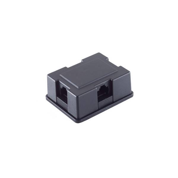 KABELBUDE.EU ISDN-Verteilerbox RJ45-Buchse auf 3x RJ45-Buchse mit Kabel 3 m Schwarz