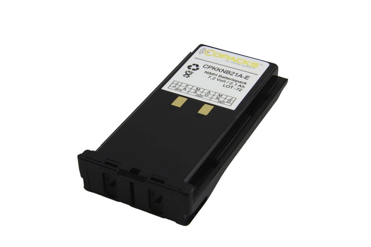 CoPacks NiMH Akku passend für Kenwood TK290-11b KNB21N (geringe Selbstentladung) - 7,2 V 2000 mAh-0