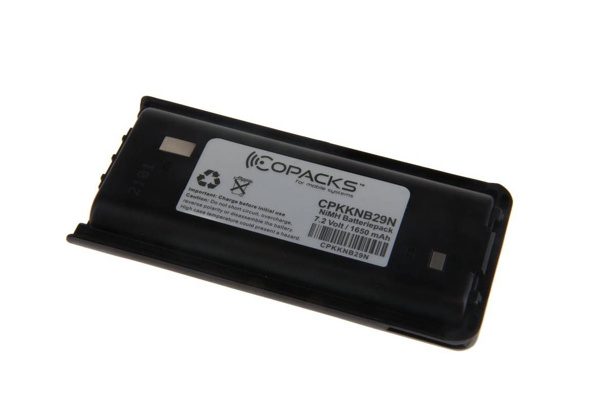 CoPacks NiMH Akku passend für Kenwood TK3201 TK2202 TK3202 - KNB29N - 7,2 V 1650 mAh-0