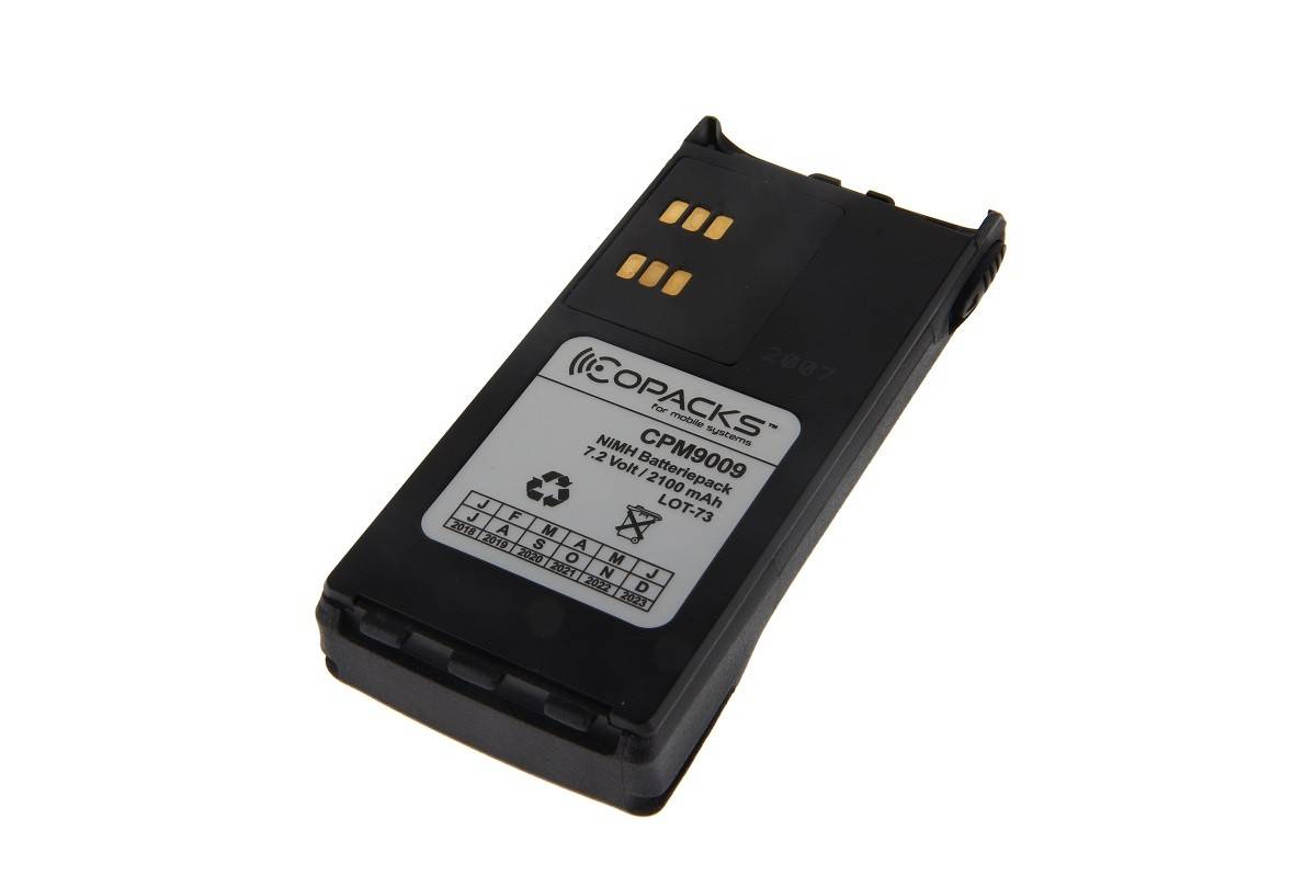 CoPacks NiMH Akku passend für Motorola GP320 GP360 GP380 - 7,2 V 2000 mAh-0