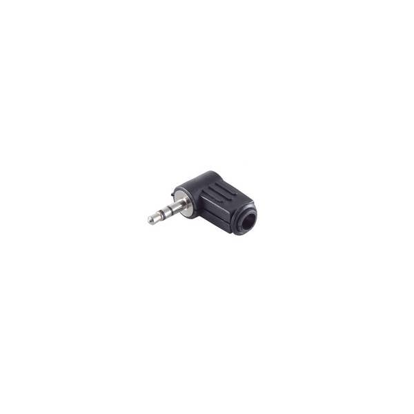 KABELBUDE.EU Klinkenstecker Stereo 3,5 mm Winkelstecker für Audio-Verbindungen