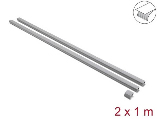 Delock Kabelkanal selbstklebend mit Schiebedeckel 24 x