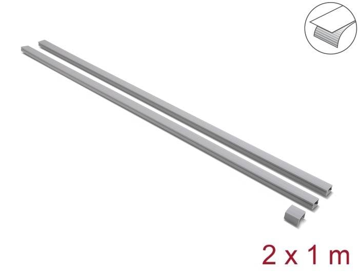 Delock Kabelkanal selbstklebend mit Schiebedeckel 24 x-0