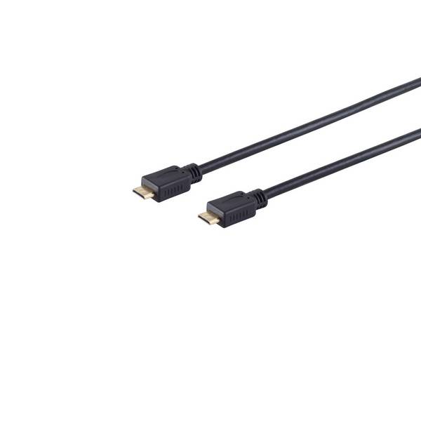 S/CONN HDMI-Kabel HDMI-C-Stecker auf HDMI-C-Stecker Ultra HD vergoldet 1,5 m