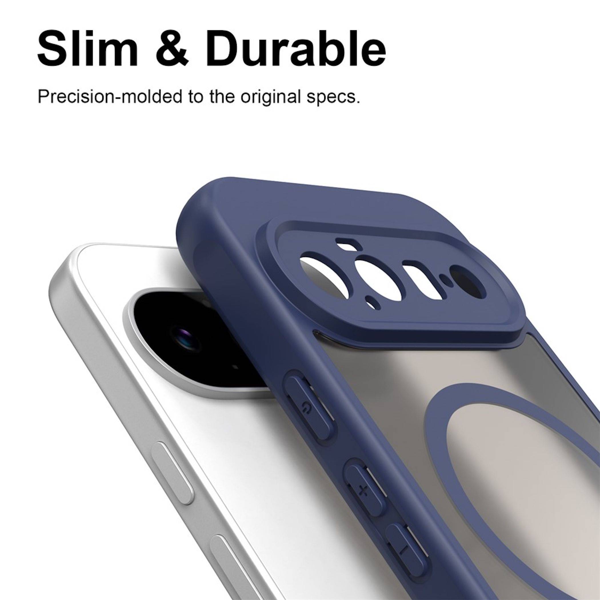 MagSafe Hülle + 2x Schutzglas für Google Pixel 11 Pro XL Kameraschutz Blau-4