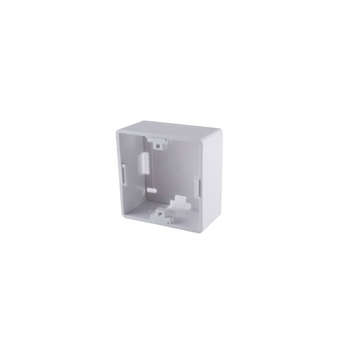 shiverpeaks Keystone Aufputzgehäuse Kunststoff 80x80x40 mm Lochabstand 59 mm Weiß-0