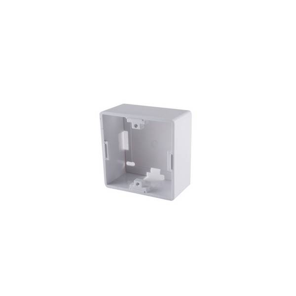 shiverpeaks Keystone Aufputzgehäuse Kunststoff 80x80x40 mm Lochabstand 59 mm Weiß