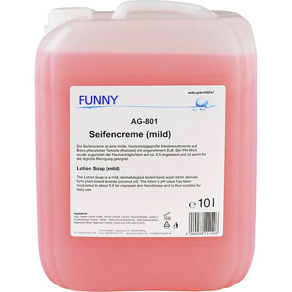 Seifencreme mild Inhalt 10 l rosa ab 2 Stk. Plock GmbH 87694149