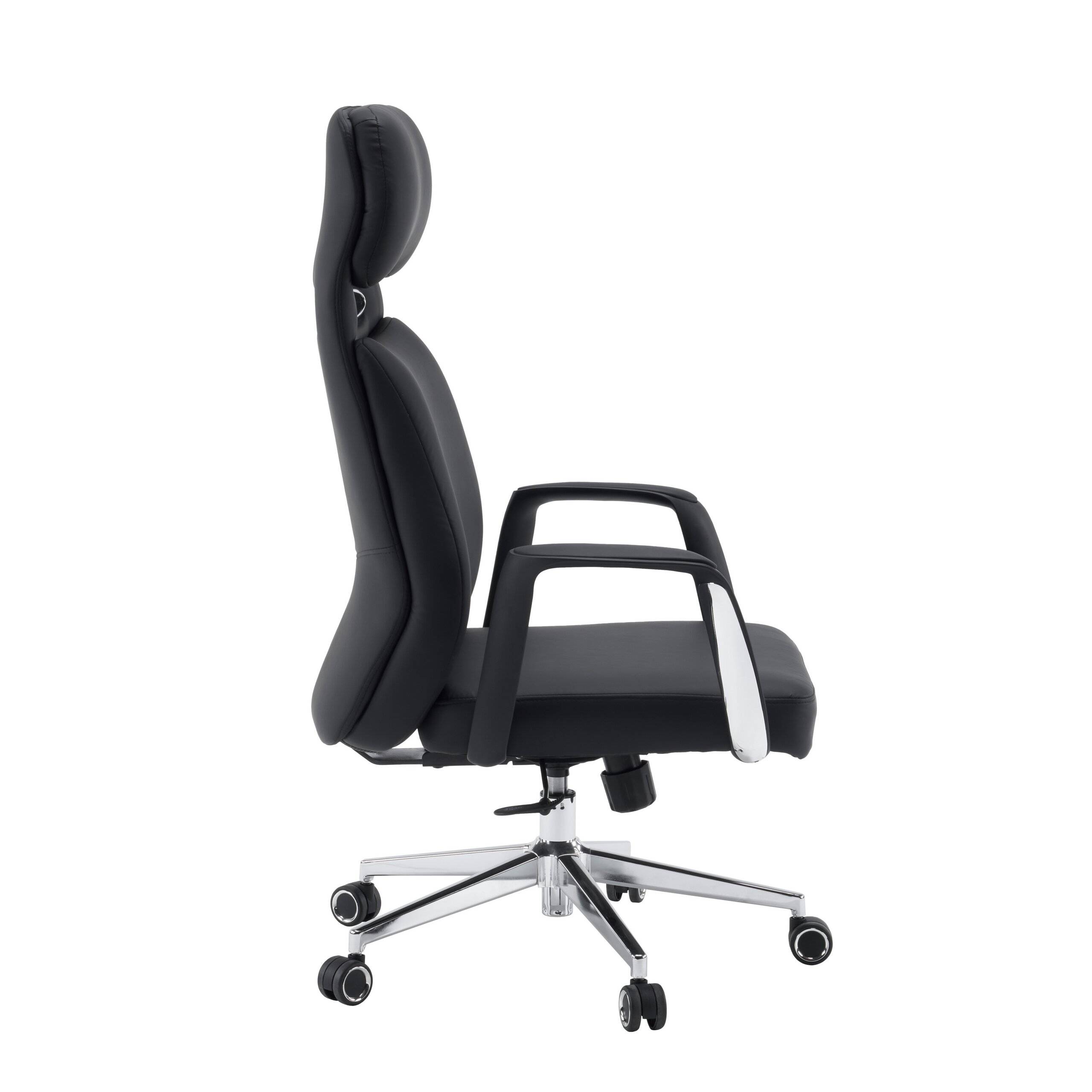 Chefsessel Bürostuhl Velvet Eco Kunstleder schwarz hjh OFFICE-1