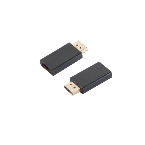 shiverpeaks DisplayPort-HDMI-Adapter DisplayPort-Stecker auf HDMI-Buchse vergoldet Schwarz
