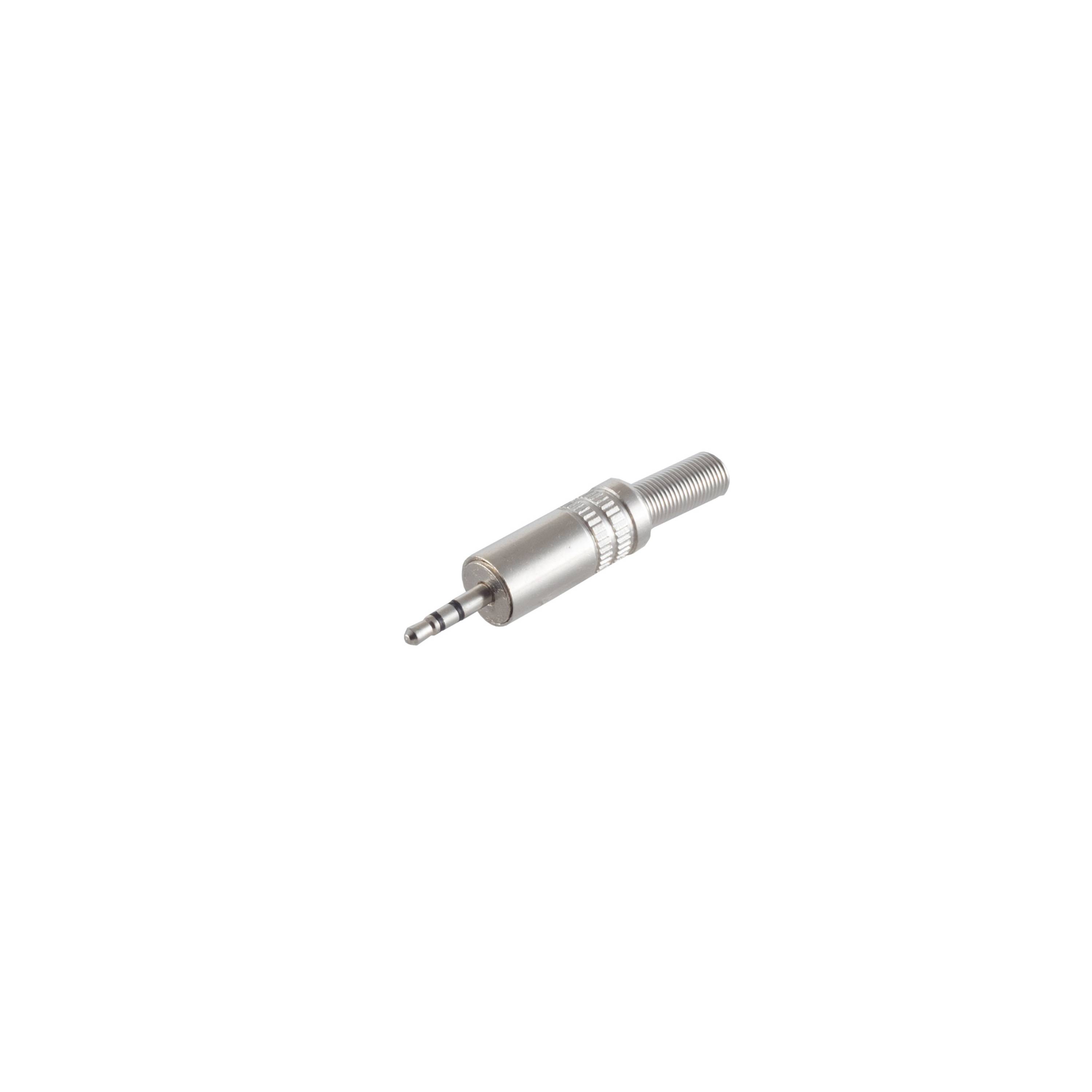 KABELBUDE.EU Klinkenstecker 2,5 mm Stereo Lötanschluss für Audiogeräte Metallisch-0