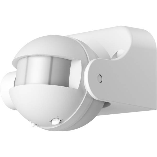 Goobay Bewegungsmelder Weiß, neigbar, 140° PIR Sensor, 12 m Reichweite, IP44, LED geeignet