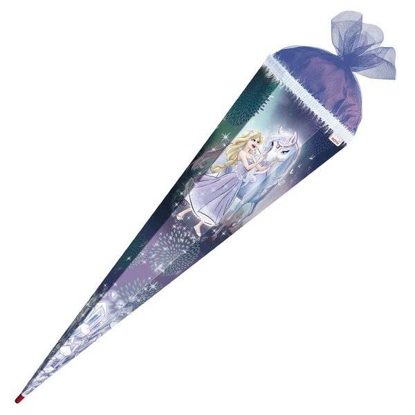 Schultüte Königin im Eis - eckig 85 cm.
