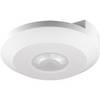 Goobay Bewegungsmelder Slim weiß, 360° PIR-Sensor, 8 m, IP20, LED-geeignet, Aufputz-Deckenmontage