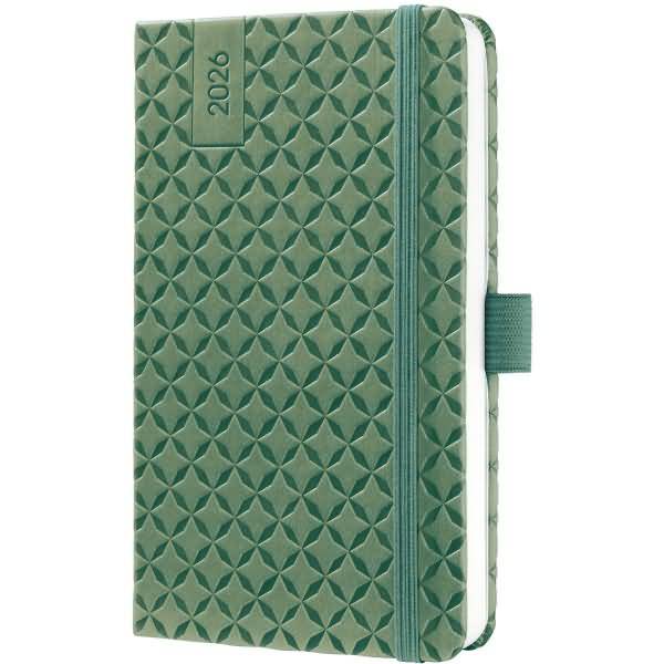 Wochenkalender Jolie ca. A6 Hardcover natural green 2026-1