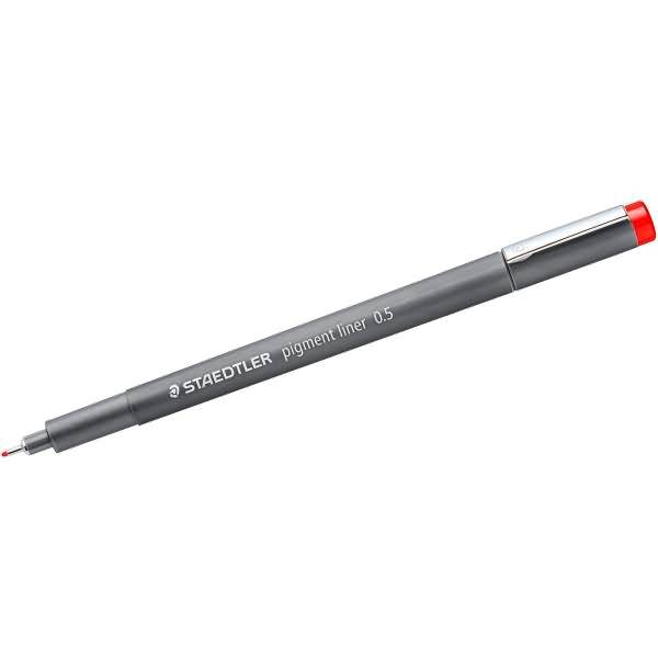 STAEDTLER - pigment liner 0.5mm rot-1