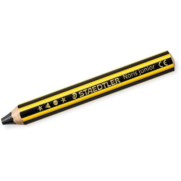 Bleistift Noris junior 2B schwarz gelb-0