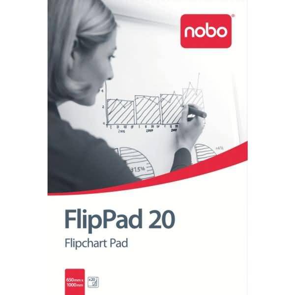Flipchartblock Blanko 671x965mm 20 Blatt weiß-0