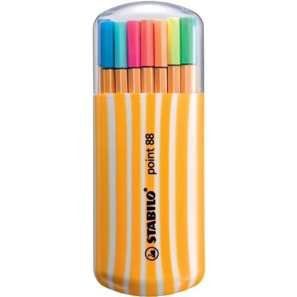 Fineliner point 88 Zebrui Box VE=20 Stück