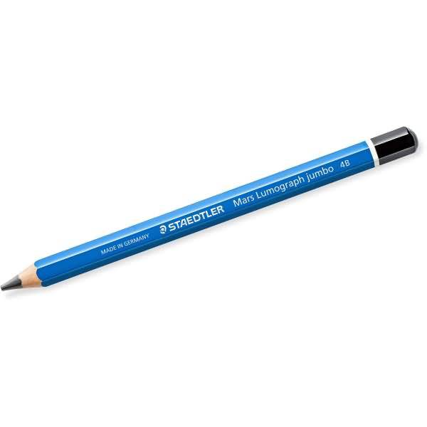 Bleistift Mars LumographJumbo 4B blau