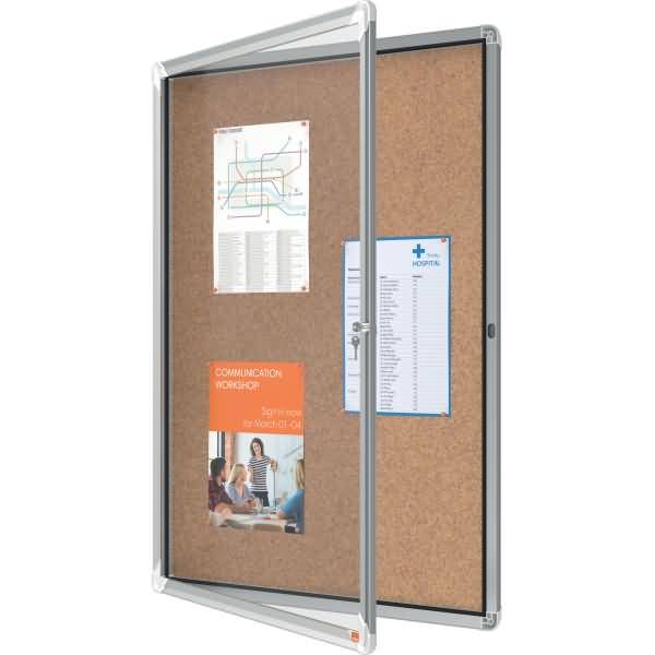 Nobo Schaukasten Innen 9xA4 Korkrückwand br 1902564