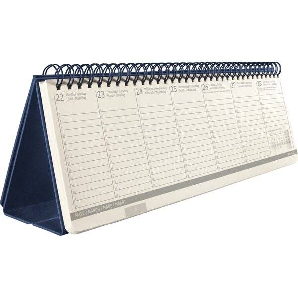 sigel Tischkalender Conceptum, 2027, Querformat, blau-0