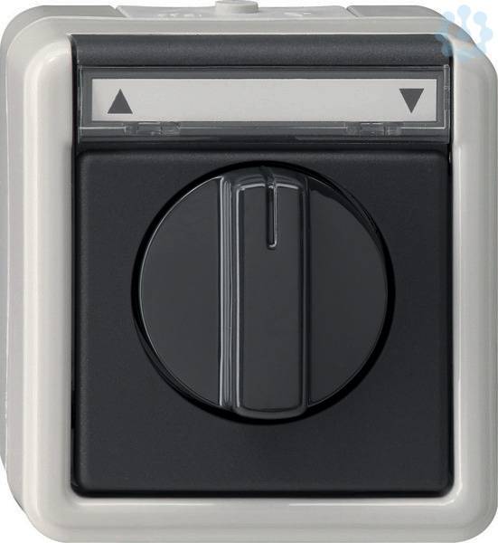 GIRA 015430, Schwarz, Grau, 250 V, 10 A-1