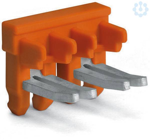 Schaltungsbrücker 2-fach 2007-8442 isoliert orange
