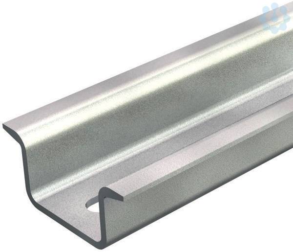 OBO Bettermann Vertr Hutschiene gelocht 2069 15 1.5 GTPL 25 mm, 1,5 2000 mm-1